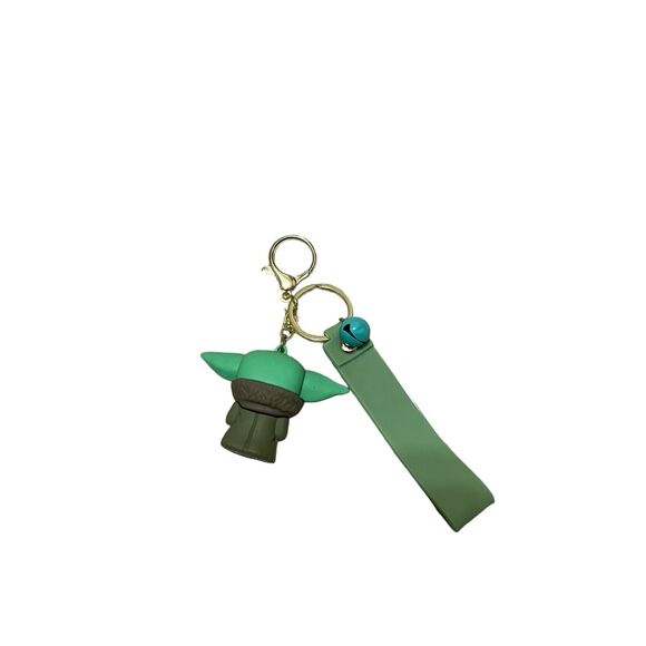 Star Wars Baby Yoda PVC Wristlet Keychain - Picture 2 of 2